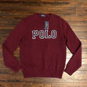Ralph Lauren Mens Embroidered Sweater